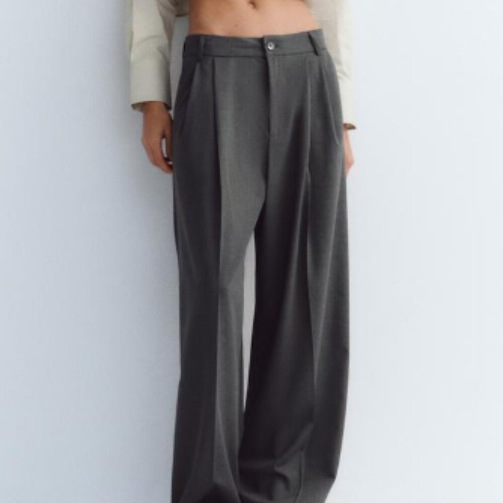 Zara DOUBLE PLEAT PANTS - small, brand new, never worn